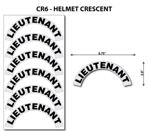 A set of six letters that say lieutenant.