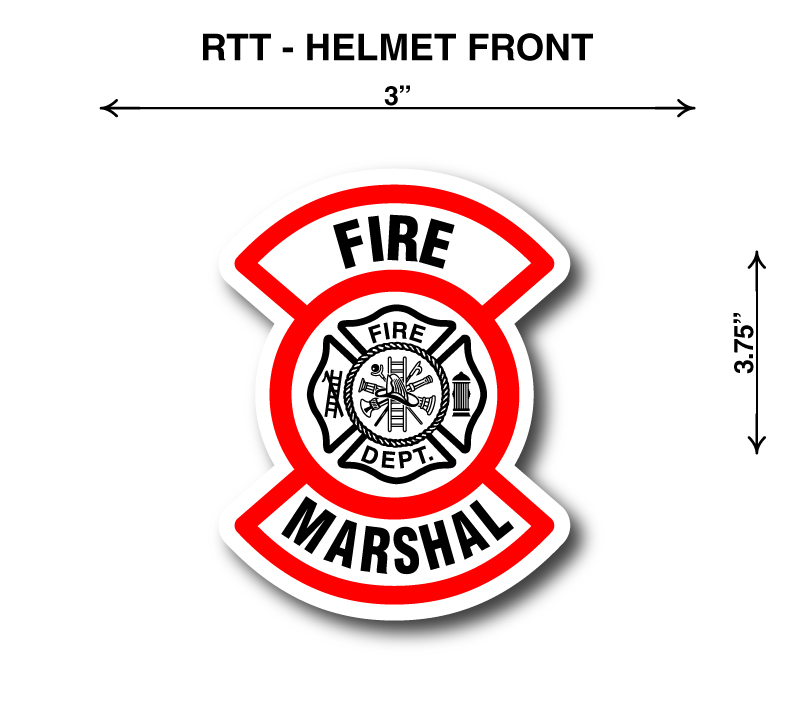 Fire Marshal Helmet Front