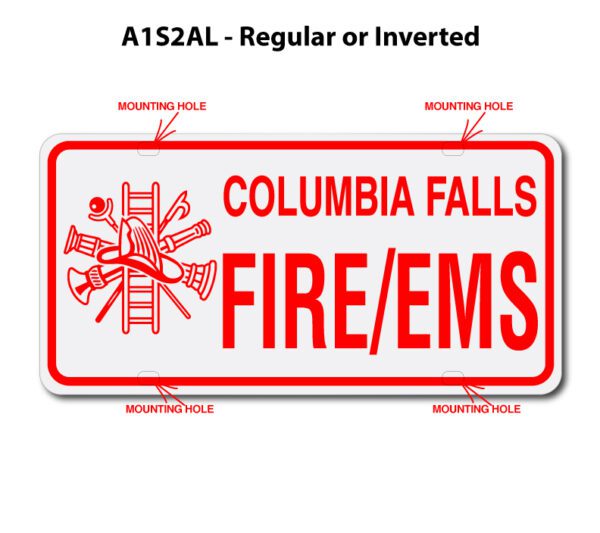 A 1 5 2 al-fire / ems sign