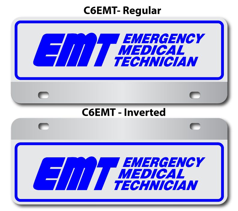 C6EMT Emergency Medical Technician Sticker Signs Colored