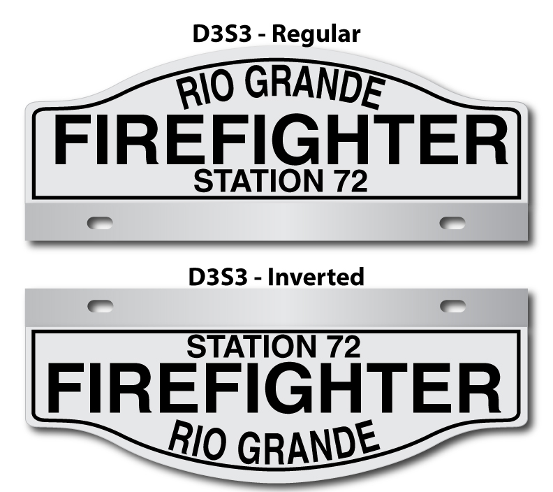 D3S3 Black White Decal Stickers in Regular and Inverted Options