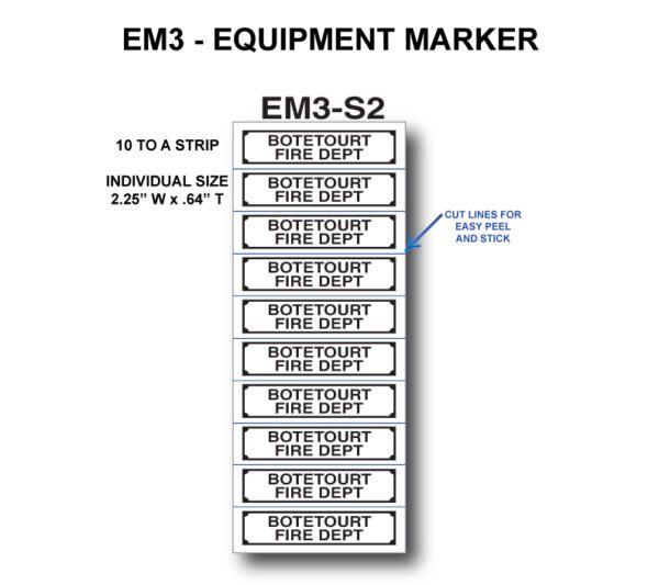 A picture of the em 3 marker.