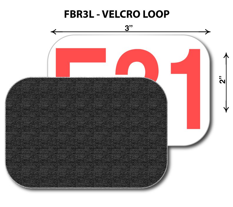 FBR3L Velcro Loop Decal Sticker