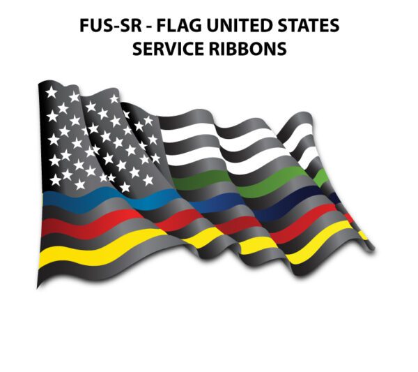 A bunch of different colored ribbons on the side of a flag.