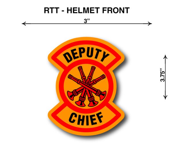 A red and yellow patch of the rtt-helmet front.