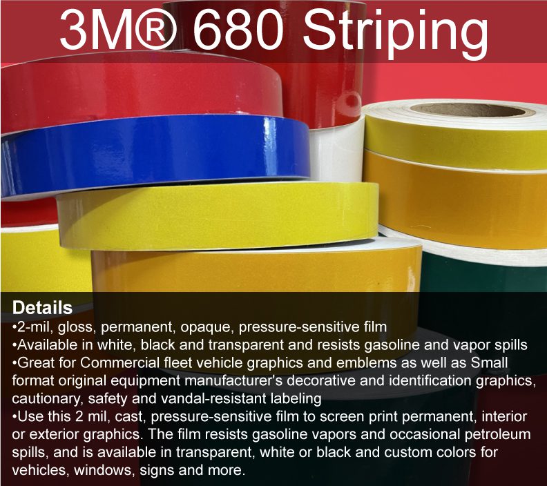A 680 Stripping Rolls in Different Colors