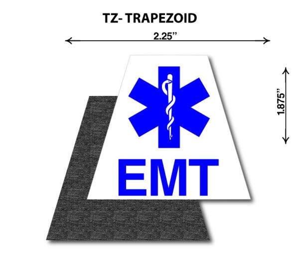 A picture of the size of a emt sign.