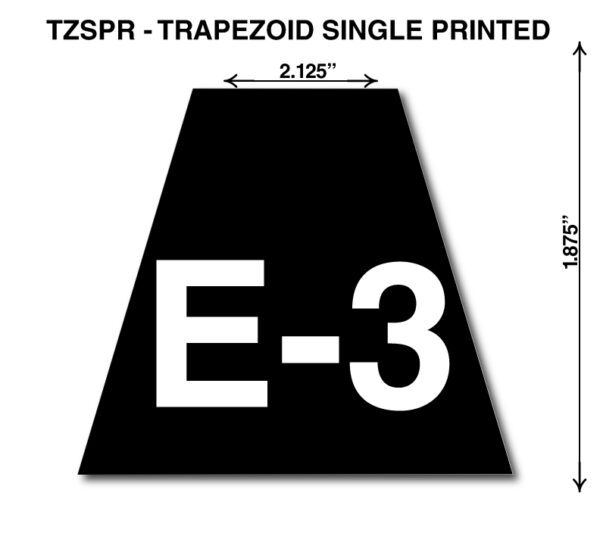 A black triangle with the number e-3 on it.