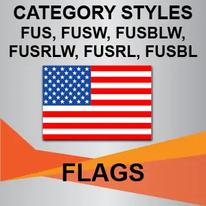 American flag category with different flag styles.