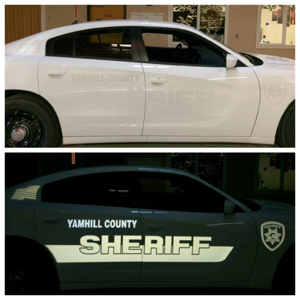 Yamhill County Sheriff patrol car.